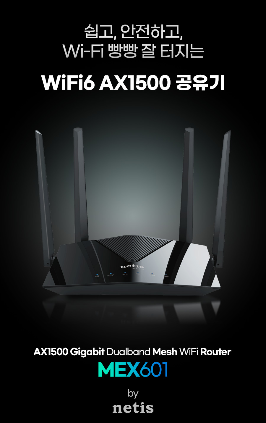 netis MEX601 유무선공유기