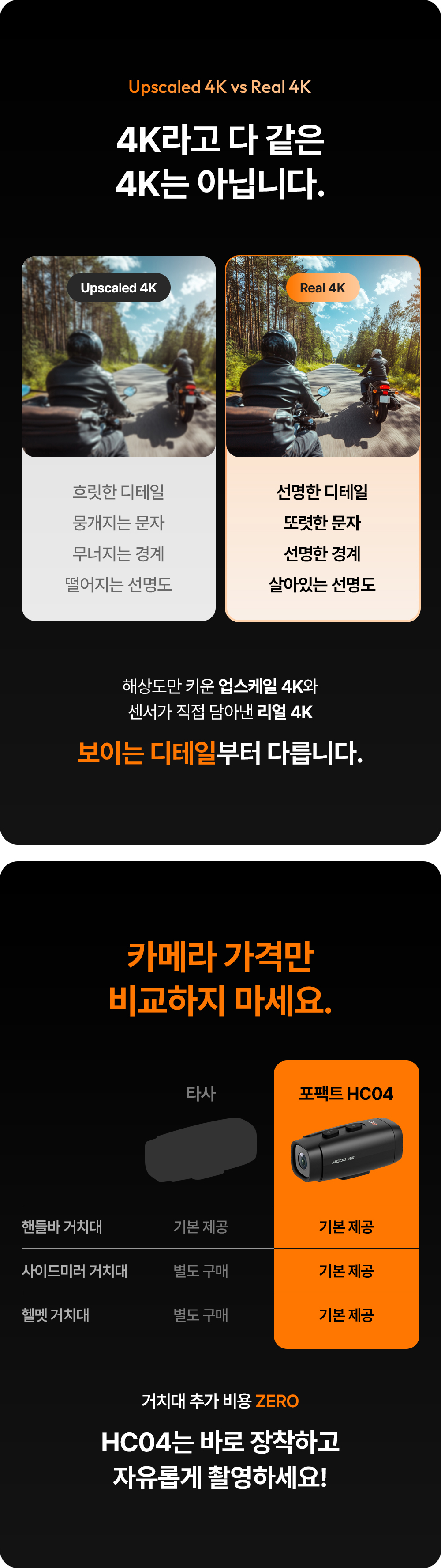 포팩트 4FACT HC04 액션캠 (정품)