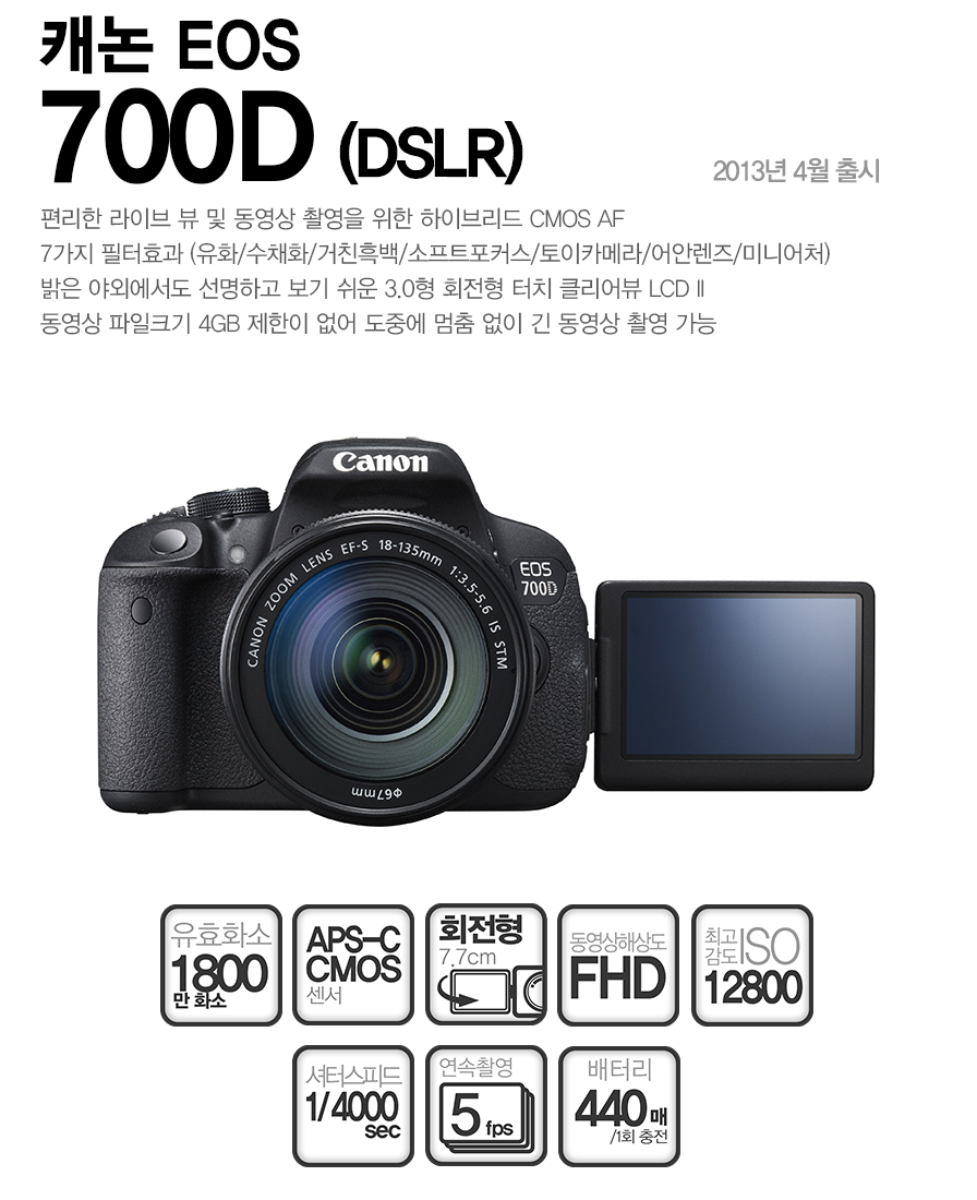 디지털 카메라 상품정보