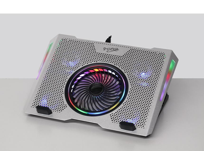 지클릭커 콜드마스터 NC25 RGB 노트북 쿨링패드