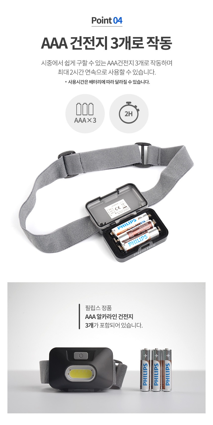 필립스 SFL1000H LED 헤드랜턴