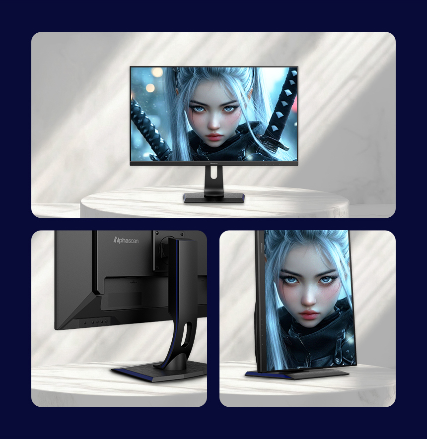 알파스캔 콘퀘스트 32Q50G 게이밍 QHD 180 FAST IPS 지싱크 Ai HDR 멀티스탠드 스피커 무결점