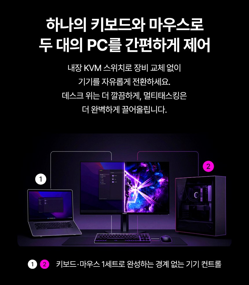 알파스캔 에이건 AG326UZD 게이밍 4K UHD OLED 240 USB-C HDR 400 Ai 멀티스탠드 무결점
