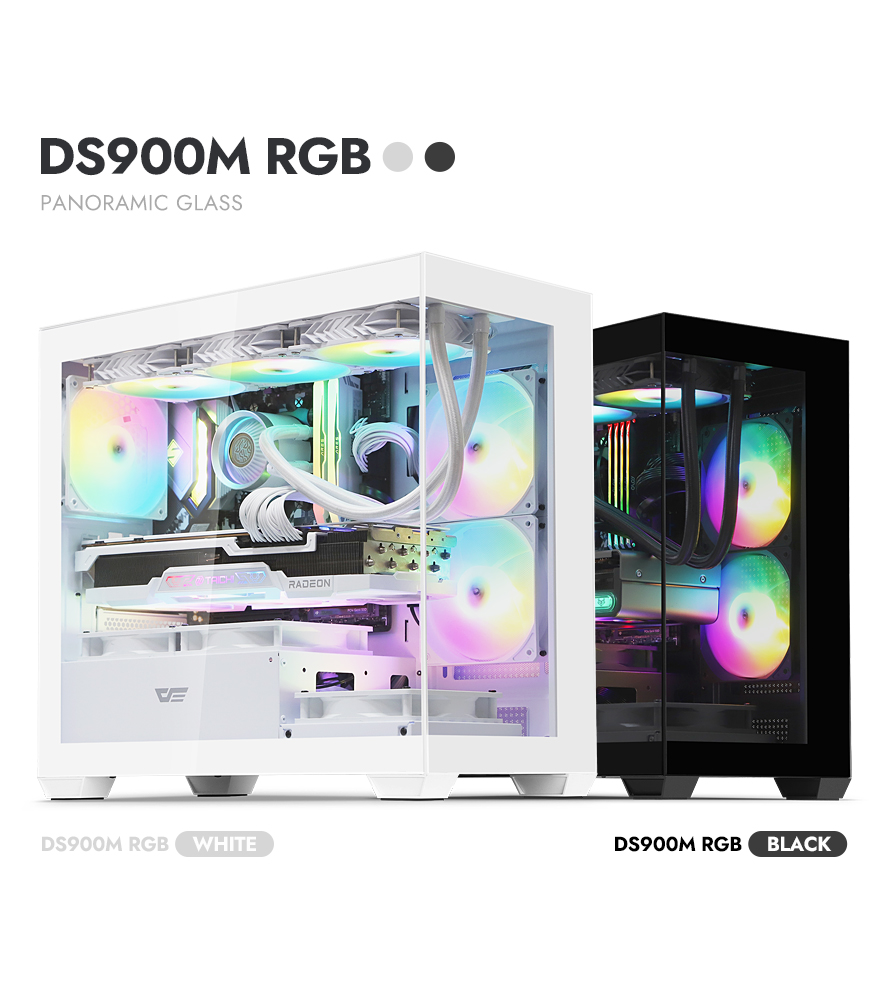 darkFlash DS900M RGB 강화유리 (화이트)