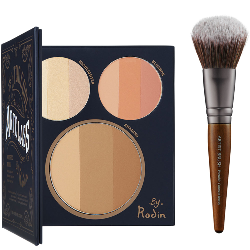 too cool for school By Rodin Artistic Book + Contour Makeup Set