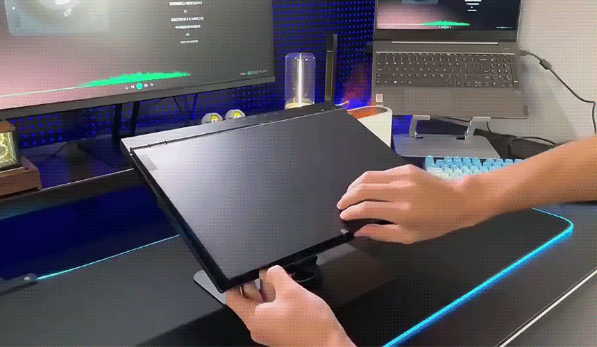 노벨뷰사이언스 쿨러몬스터 CS-360 멀티 노트북 태블릿 쿨링 거치대 (블랙)