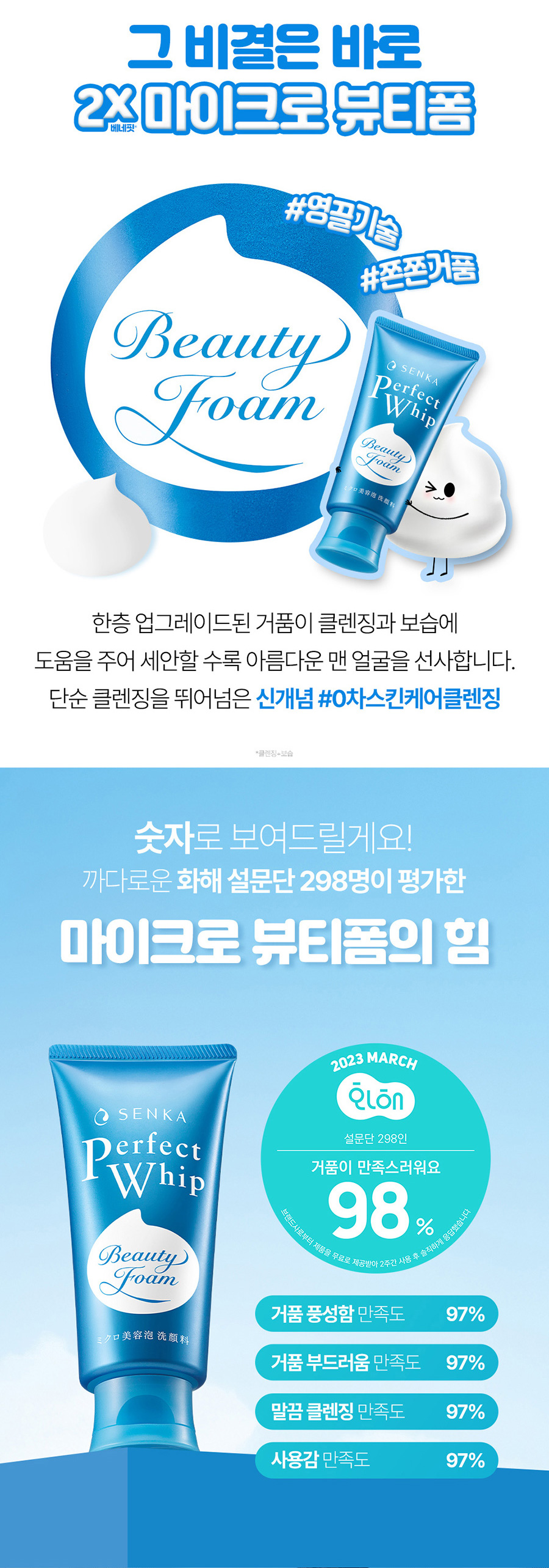 Shiseido NEW Perfect Whip Facial Wash 120g
