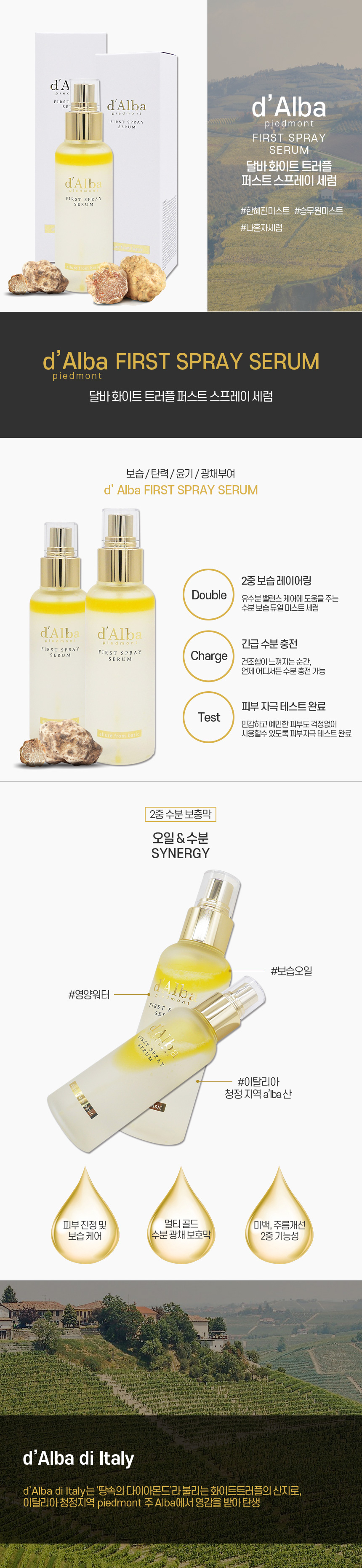 Dalba White Truffle First Spray Serum 100ml