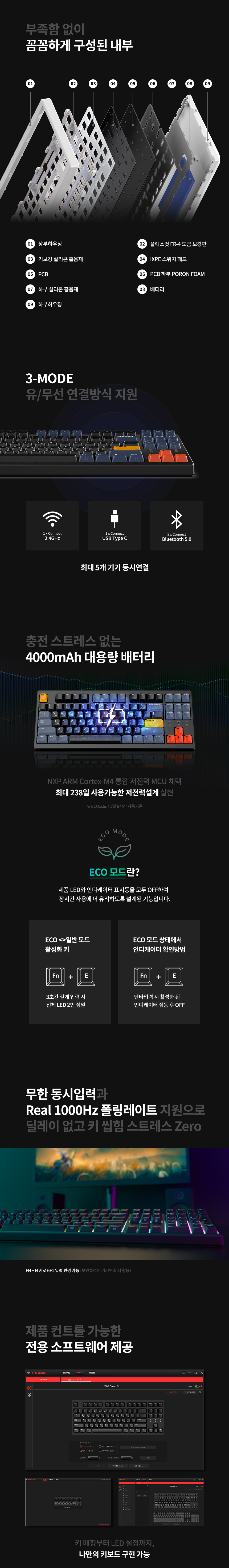 한성컴퓨터 TFG Cloud CL 유무선 기계식 비너스네이비 (핑크솔트 토독)