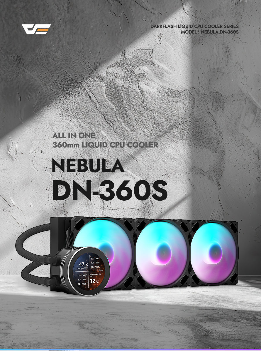darkFlash NEBULA DN-360S ARGB (화이트)
