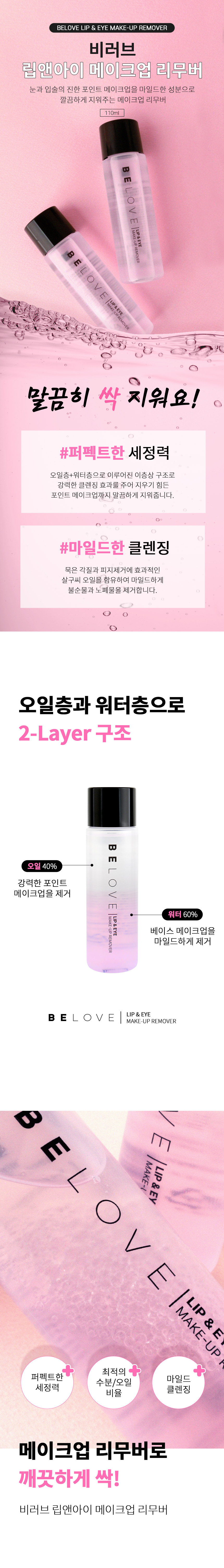 Beloved Lip & Eye Makeup Remover 110ml