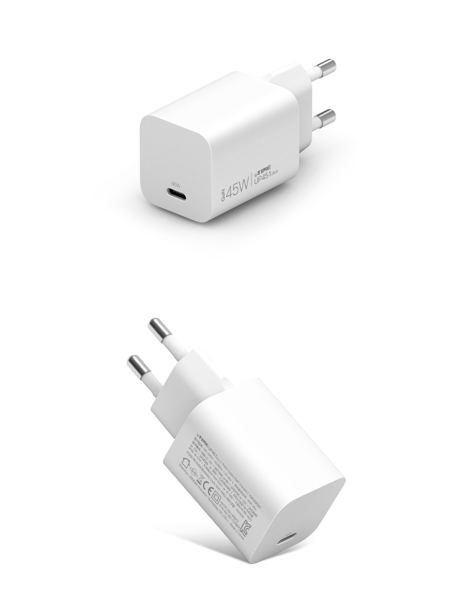 EFM ipTIME PD PPS 45W 1포트 GaN 충전기 UP451plus (케이블포함)