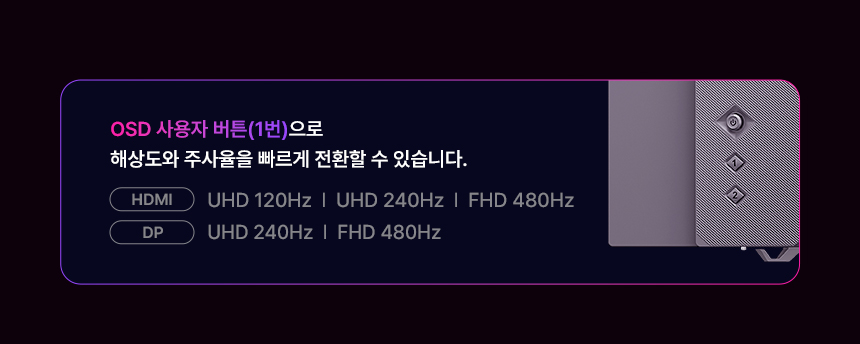 알파스캔 에이건 AGP327UZD 게이밍 4K UHD 듀얼모드 480 USB-C HDR 400 Ai 멀티스탠드 무결점