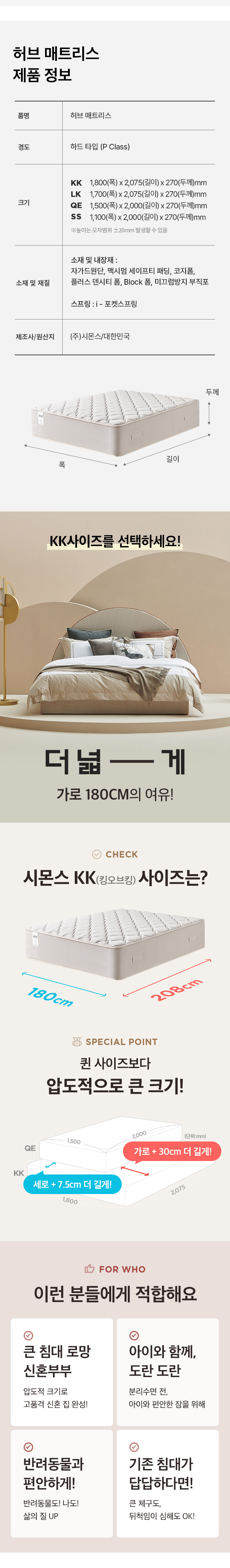 매트리스 정보