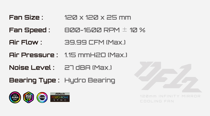 darkFlash DF12 120 ARGB PWM (화이트)