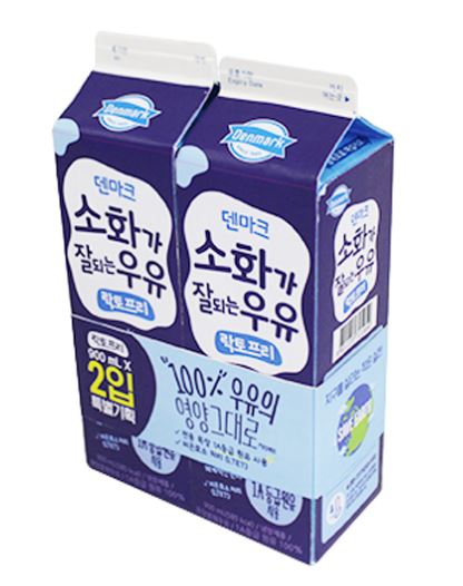 소화가 잘 되는 우유 측면