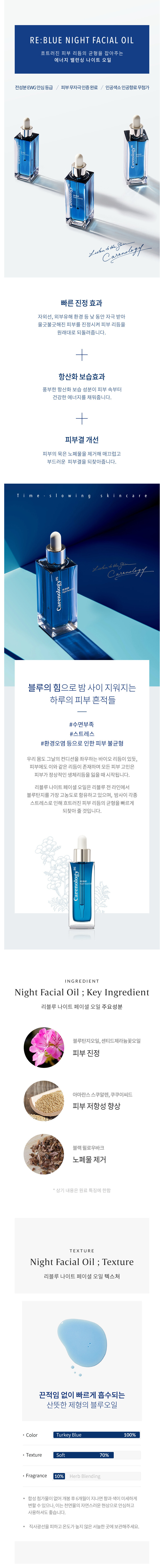 CareNelogy ReBlue Night Facial Oil 50ml