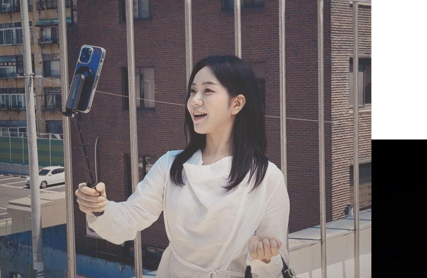 이지넷유비쿼터스 NEXTU 무빙샷 SP1 그립 셀카봉삼각대 (정품)