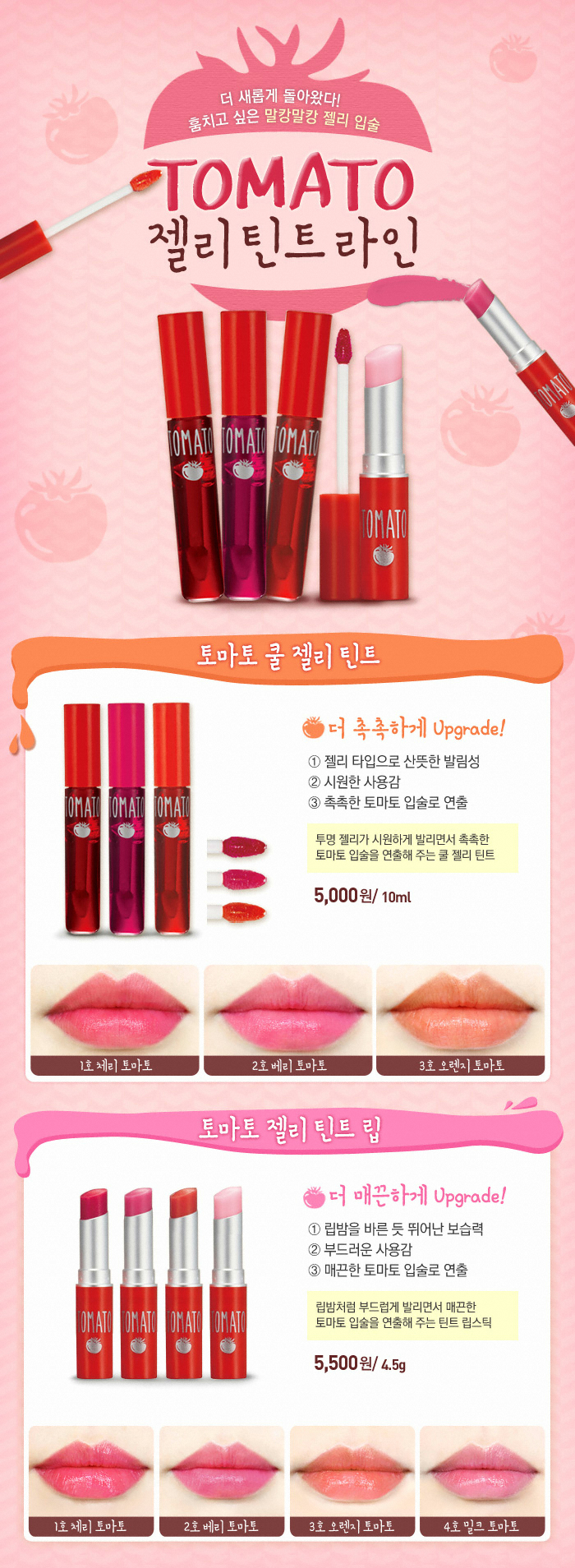 SKINFOOD Tomato Jelly Tint Lip 4.5g