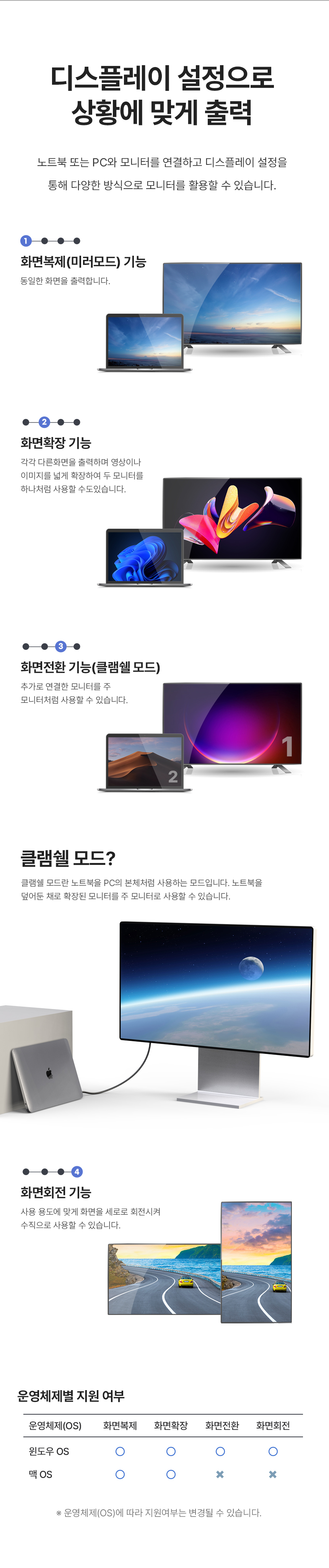 이지넷유비쿼터스 NEXTU 버도키 DP to HDMI 컨버터