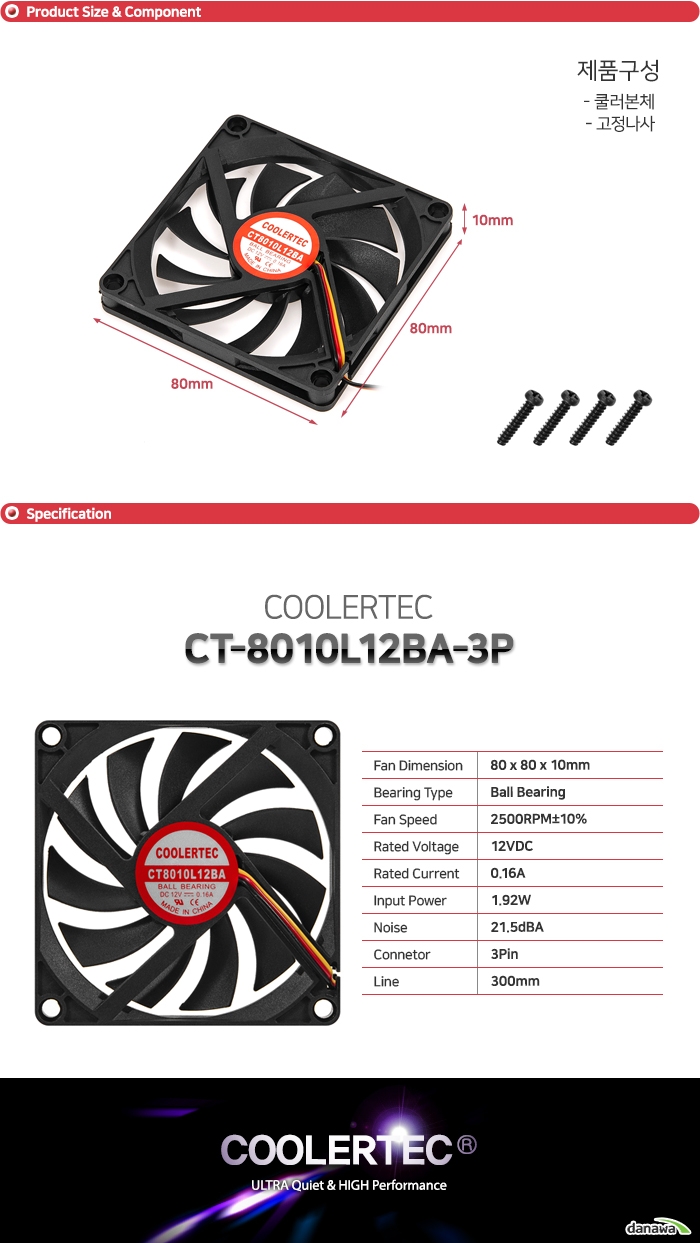 COOLERTEC CT8010L12BA