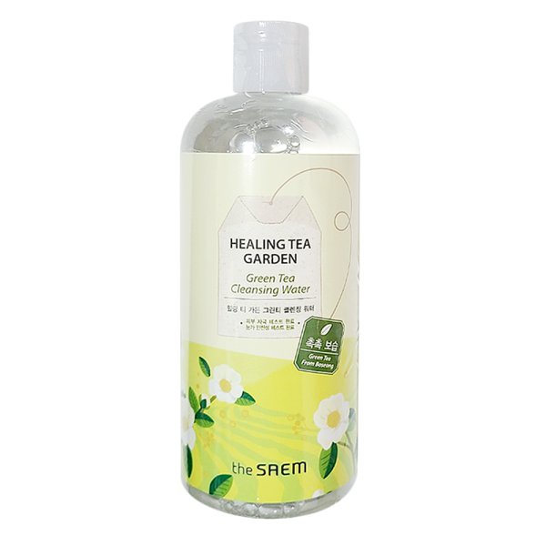 The Saem Healing Tea Garden Green Tea Cleansing Water 500ml (4 Packs)