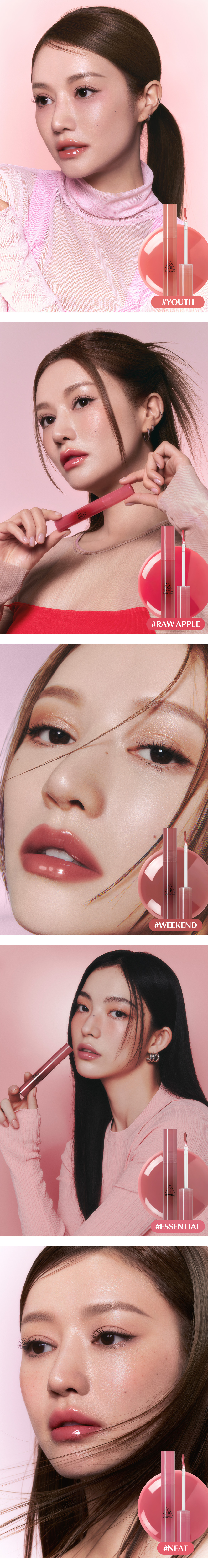 3CE Drop Glow Gel Lip Tint 3.8g