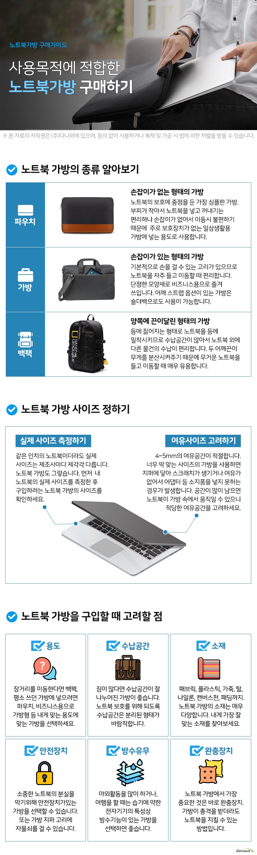 DAMONCOM 노트북 가방 15.6인치 NT-145 (다크그레이)