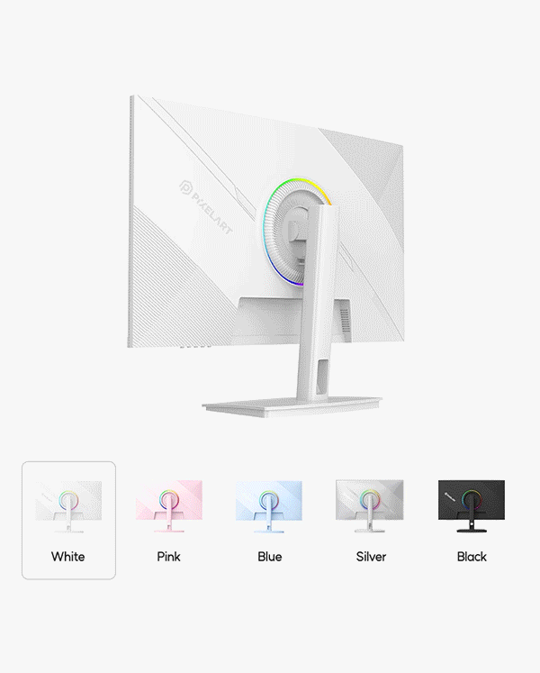 픽셀아트 AURORA PA2720CM 블루 Fast IPS 게이밍 200 멀티스탠드 무결점