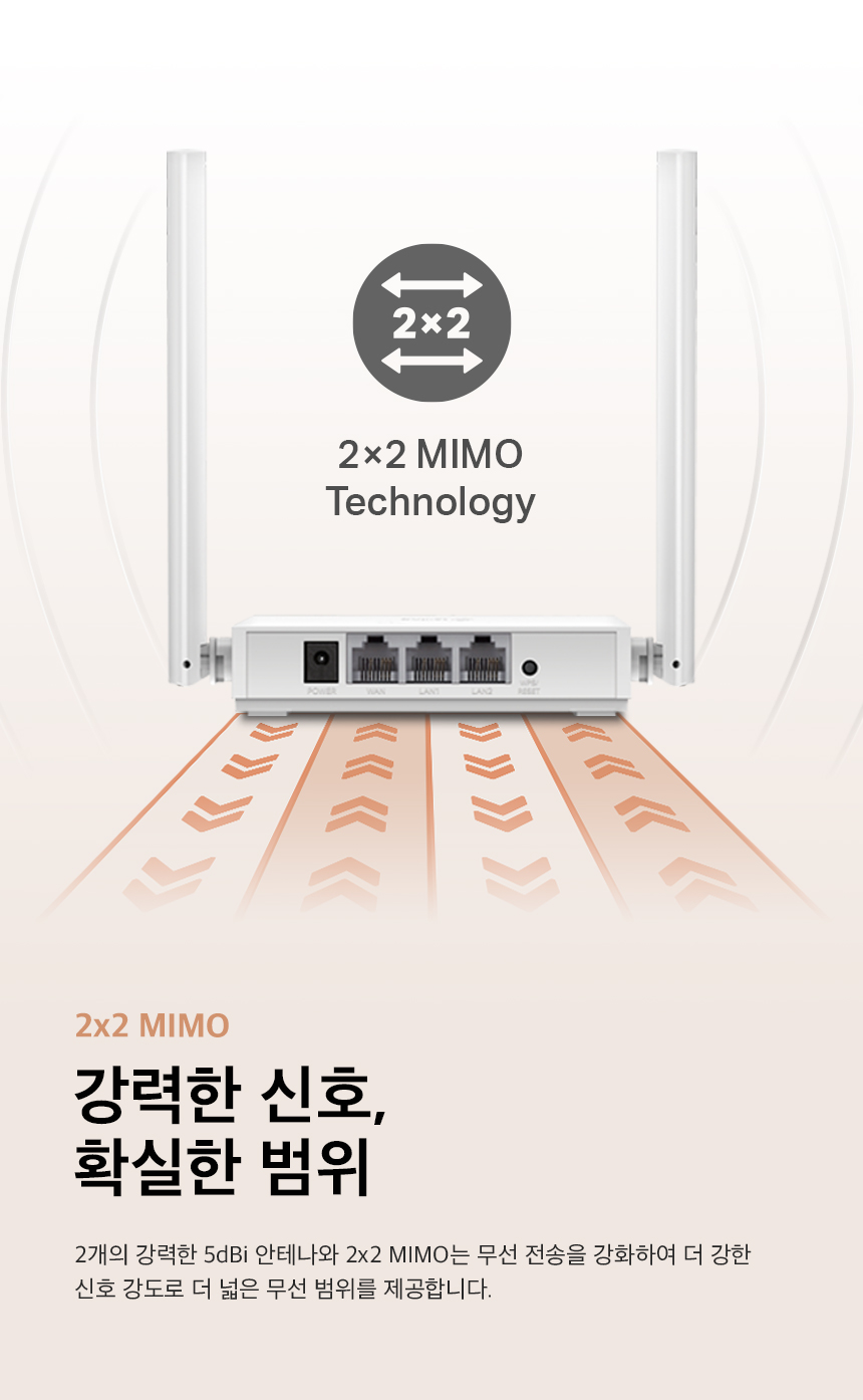 TP-LINK TL-WR820N 유무선공유기