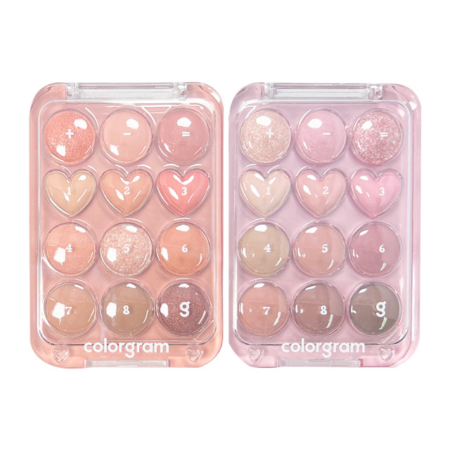 Colorgram Nuntorial 12-Pan Eye & Cheek Palette 9.9g