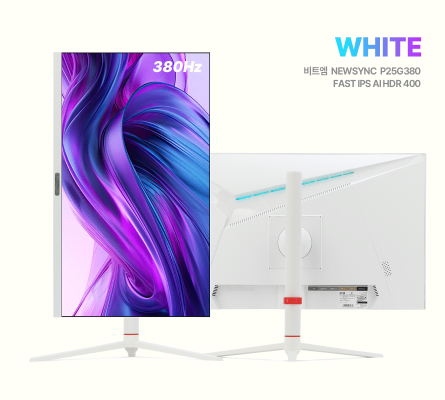 비트엠 Newsync P25G380 Fast IPS AI HDR 400 무결점