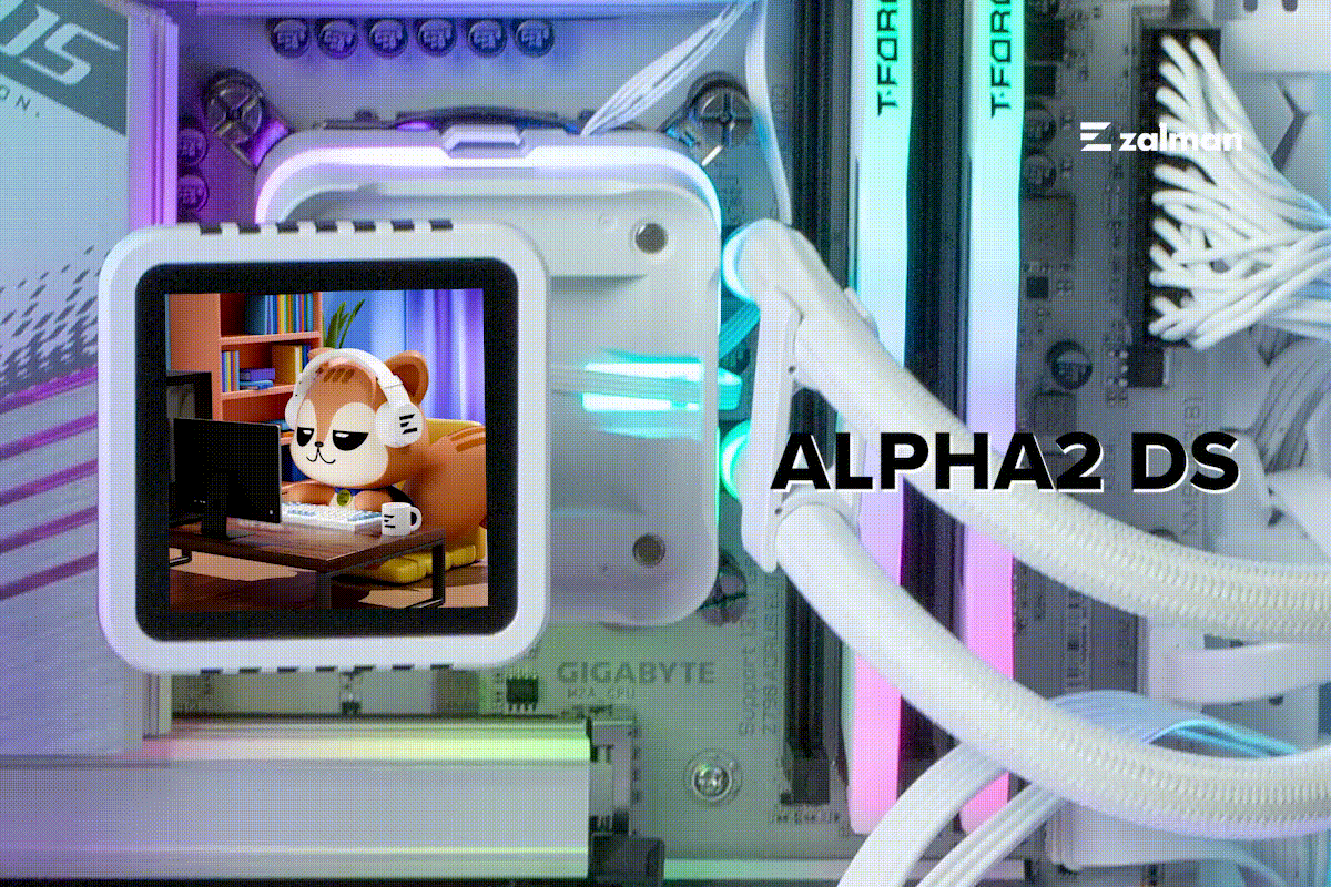 잘만 ALPHA II DS A24 (화이트)