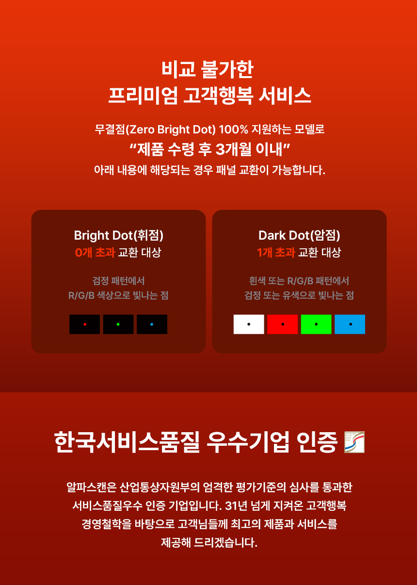알파스캔 AOC Q27G4S 게이밍 300 QHD FAST IPS 프리싱크 AI HDR 400 무결점