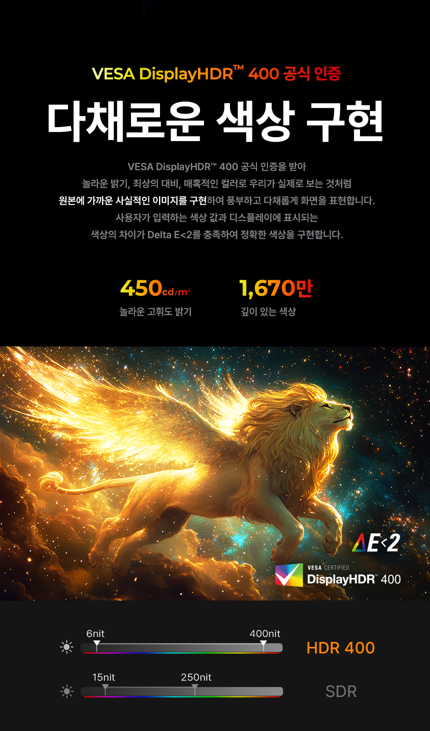 알파스캔 AOC Q27G4S 게이밍 300 QHD FAST IPS 프리싱크 AI HDR 400 무결점