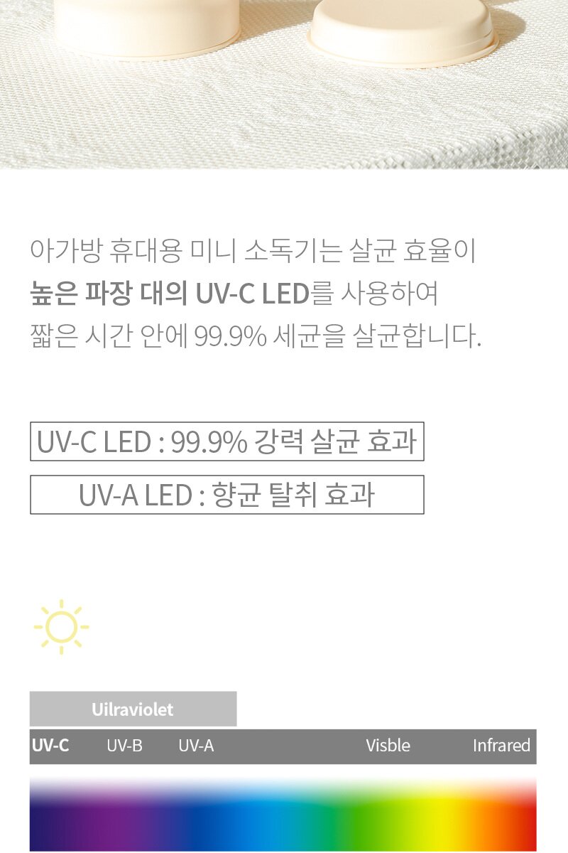 아가방 휴대용 미니소독기