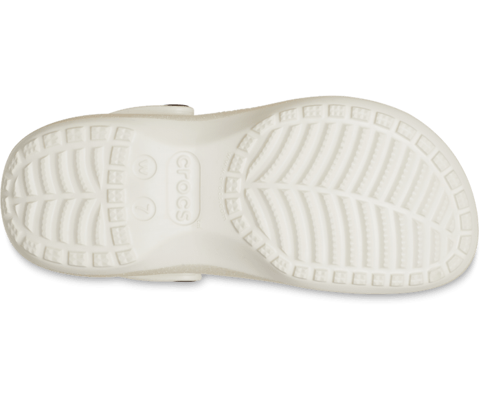 초크 클래식 플랫폼 글리터 클로그 우먼 - 바닥면 - Crocs