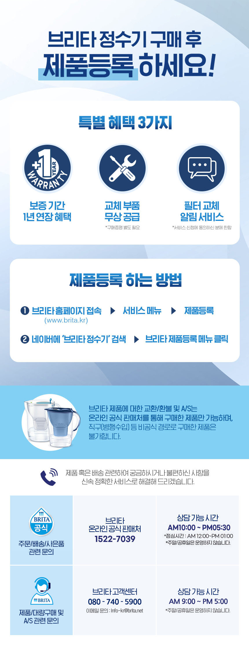브리타 a/s문의