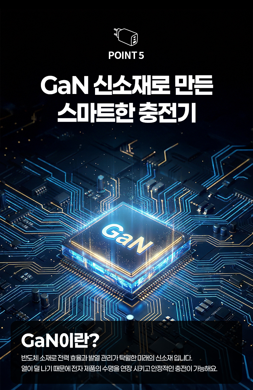 이지넷유비쿼터스 넥스트유 PD PPS 65W 플러온 G1 3포트 USB GaN 초고속 충전기