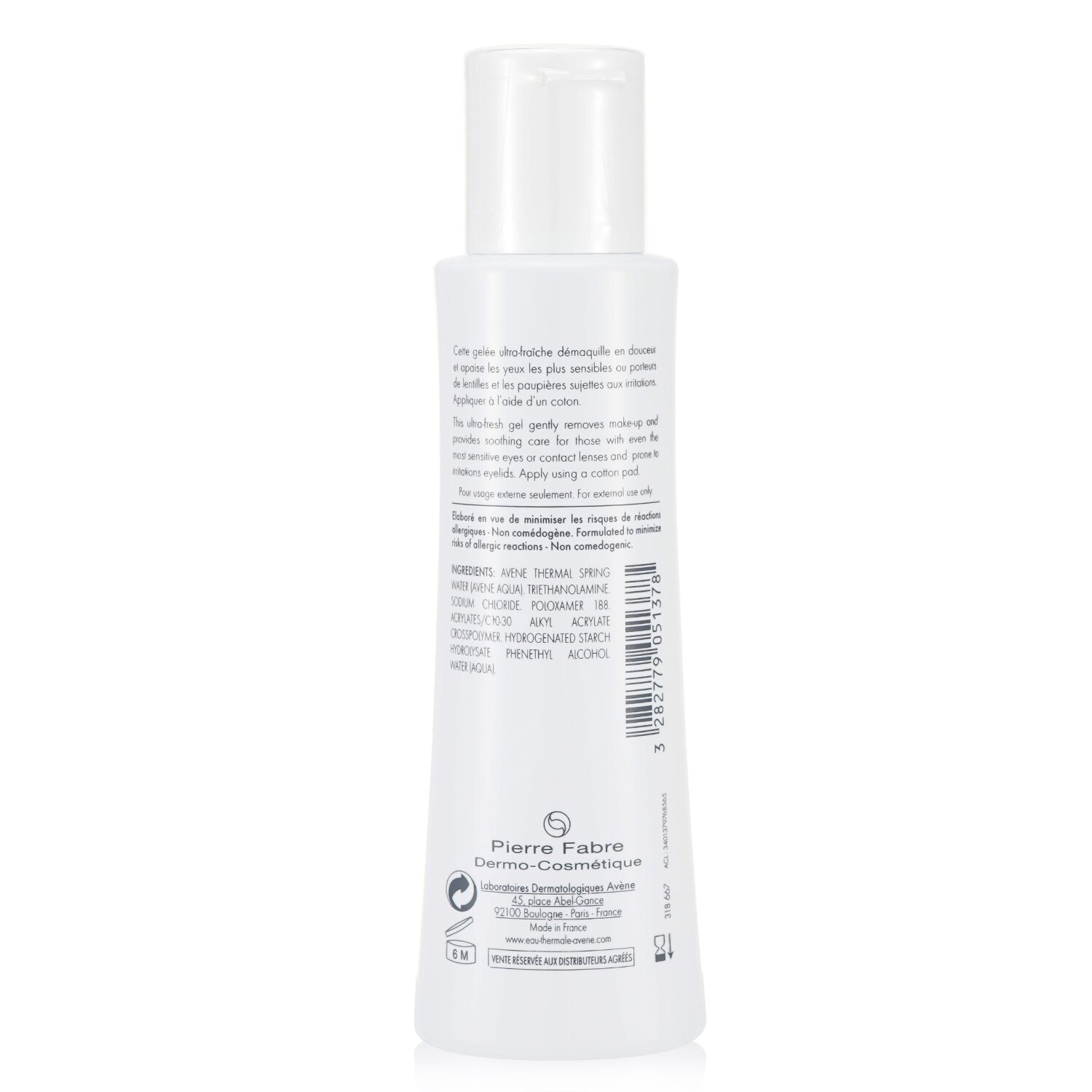Avène Gentle Eye Makeup Remover 125ml (1 Pack)