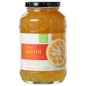 초록원 꿀 유자차 1kg 고흥유자로 만든