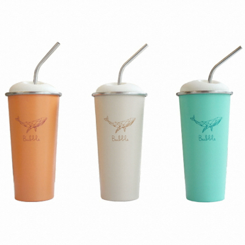 스테인리스 버블 고래 텀블러 450ml