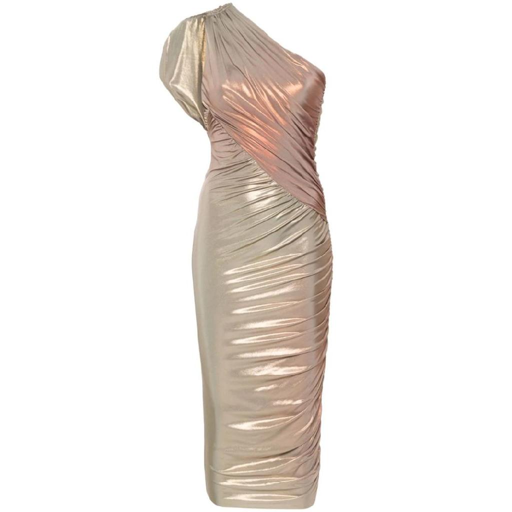 릭오웬스 릴리스 아미라 비대칭 미디 드레스 LI01D6526GVIDEG T_이미지