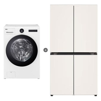 LG전자 트롬 오브제컬렉션 워시콤보 FH25WA + 냉장고 <b>T875MEE111</b>