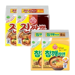 진짬뽕8개 + 참깨라면8개