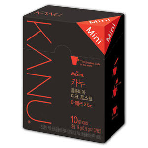 동서식품 카누 미니 다크 로스트 아메리카노 10개입 (6개)_이미지