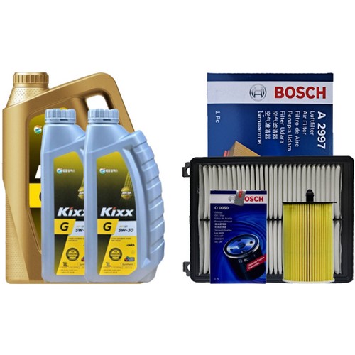 GS칼텍스 킥스 G SP 5W30 6L + 보쉬필터 현대 그랜저IG 3.0 LPI_이미지