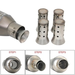 모터사이클 배기 머플러 DB 소음기 소음 제거기 Z650 NER 6N Z1000SX 300 EX300 Z300 용 51mm_이미지