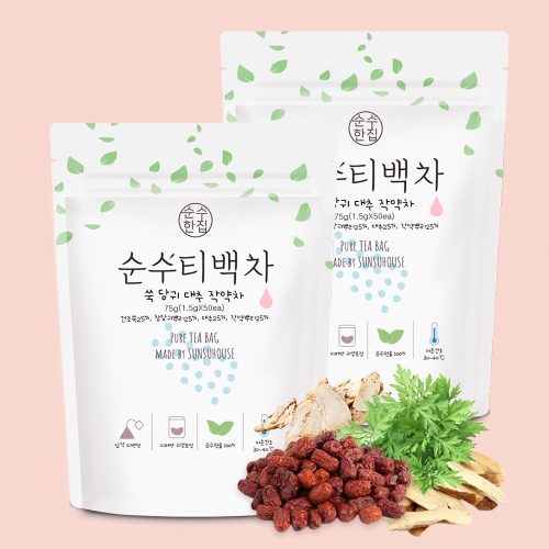 순수한집 쑥 당귀 대추 작약차 1.5g 50개입 1개_이미지