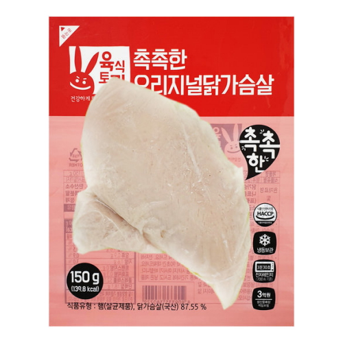 허스델리 육식토끼 촉촉한 오리지널 닭가슴살 150g (1개)